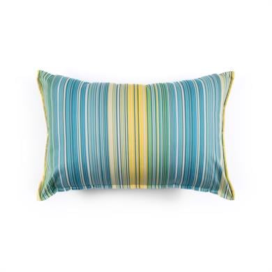 Aqua Marine Üç Renkli 35x55 cm Dikdörtgen Kırlent Kılıfı