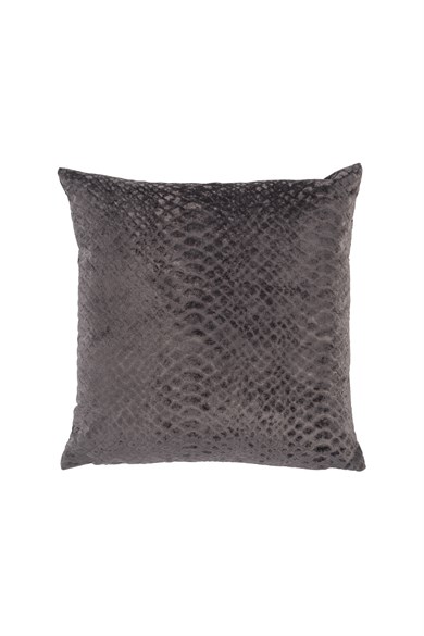 Warm Winter Krokodil Baskılı Kadife 45x45 cm Kare Kırlent Kılıfı
