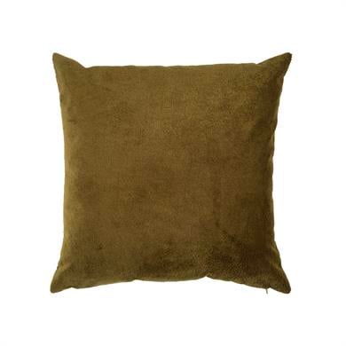 Warm Winter Yeşil Peluş Görünümlü 50x50 cm Kare Kırlent Kılıfı