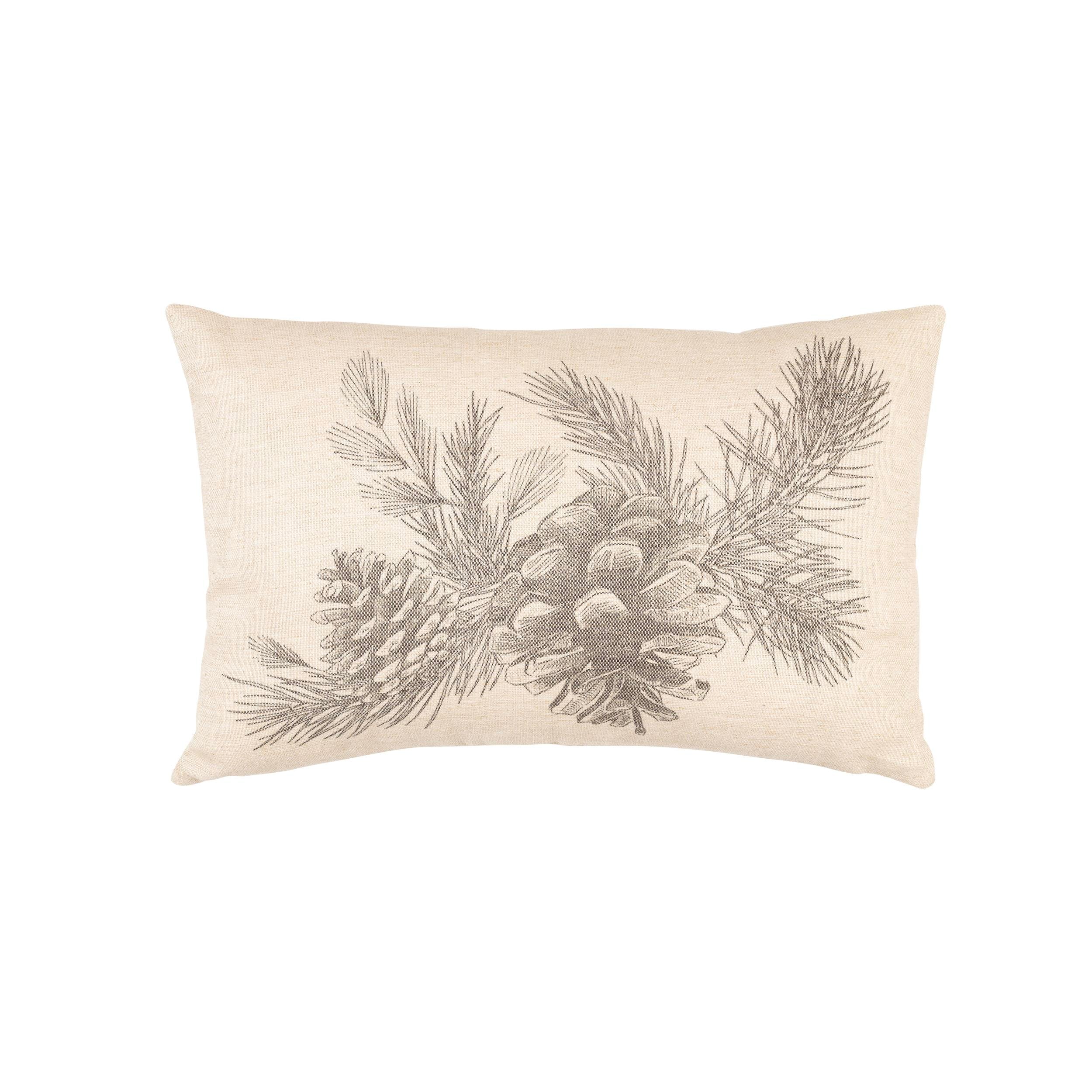 Kozalak Baskı 35x55 cm Dikdörtgen Kırlent Kılıfı CVICM1C31DL80321ET-0002