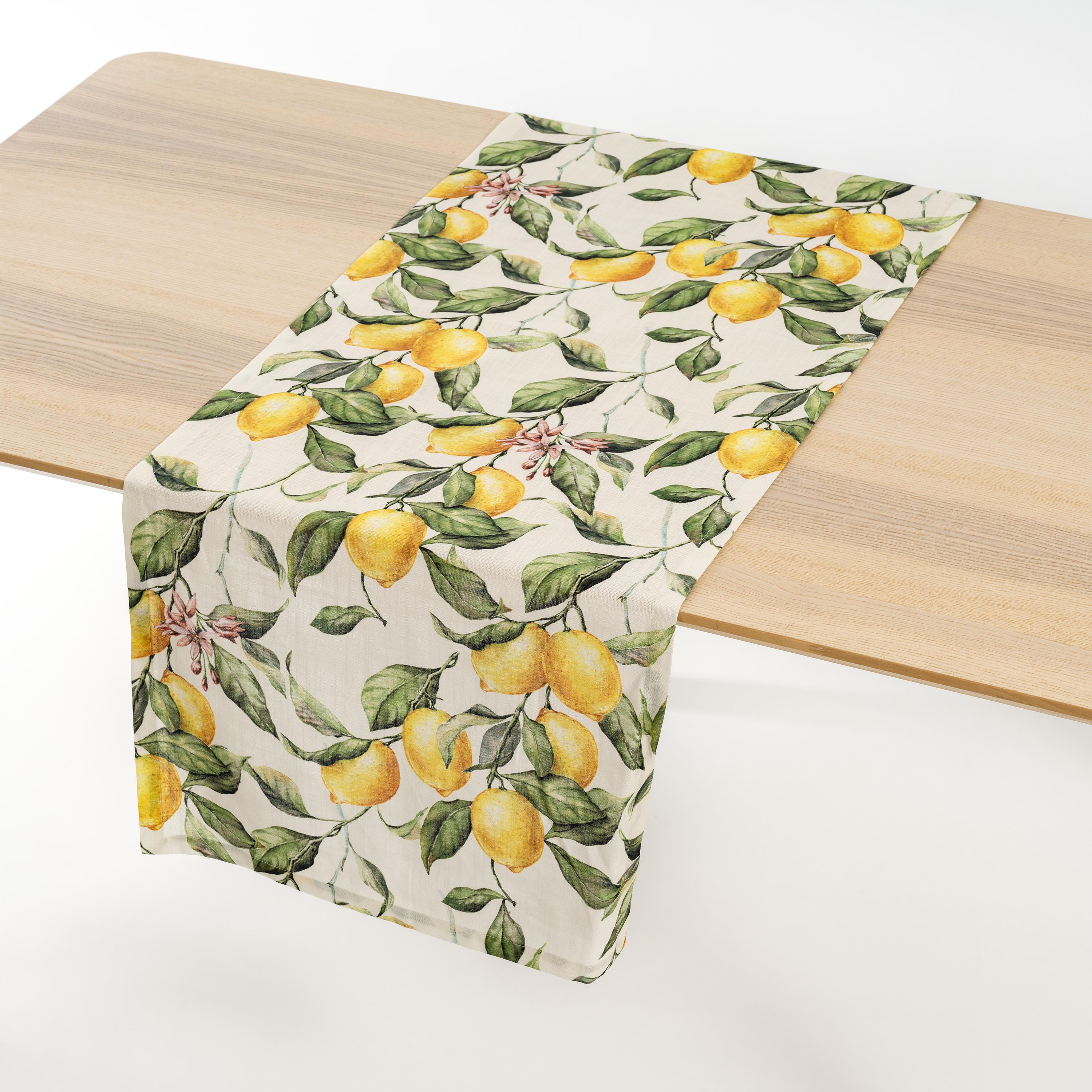 Limon Baskılı 50X150 cm Masa Bandı