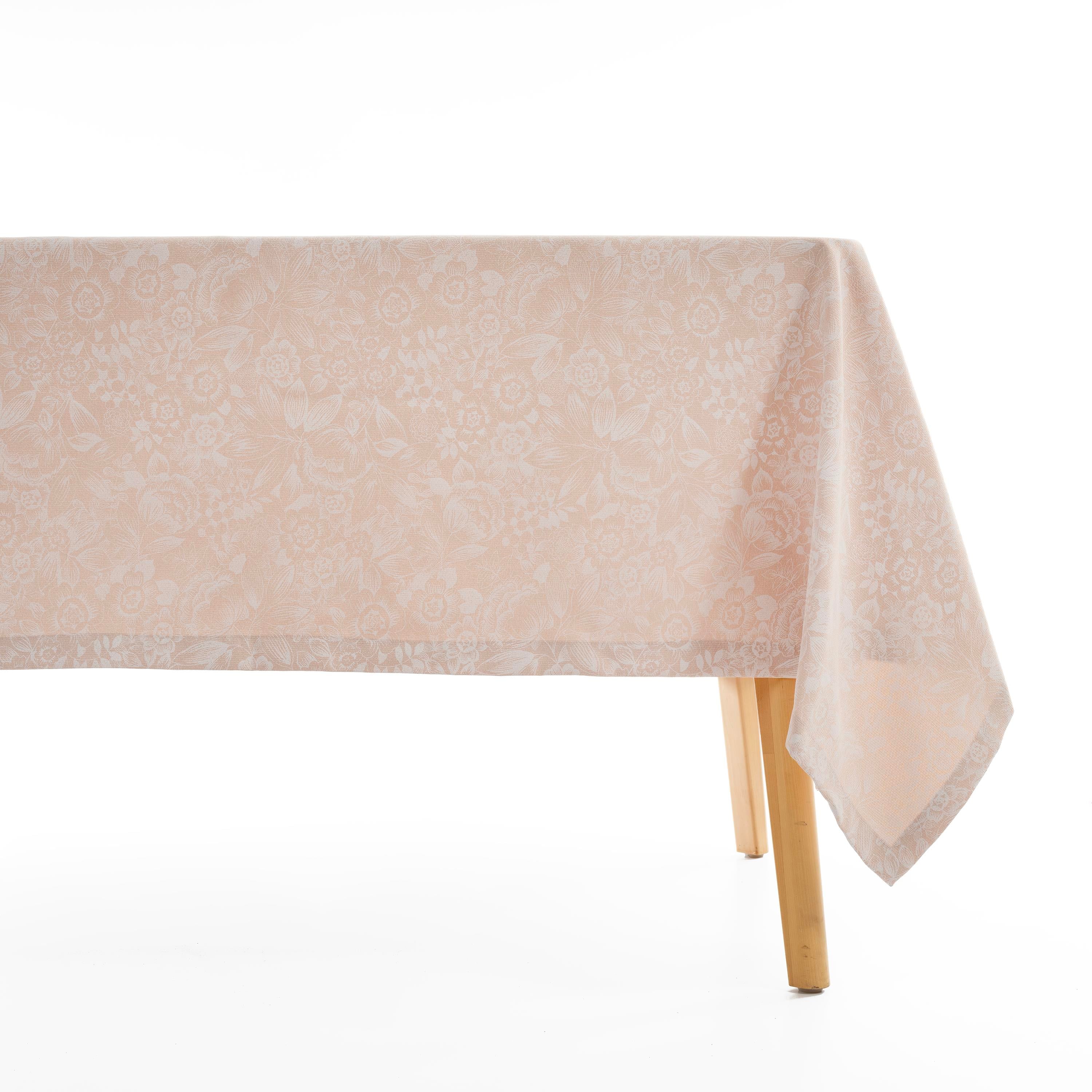 Pudra Silinebilir 170x280 cm Dikdörtgen Masa Örtüsü