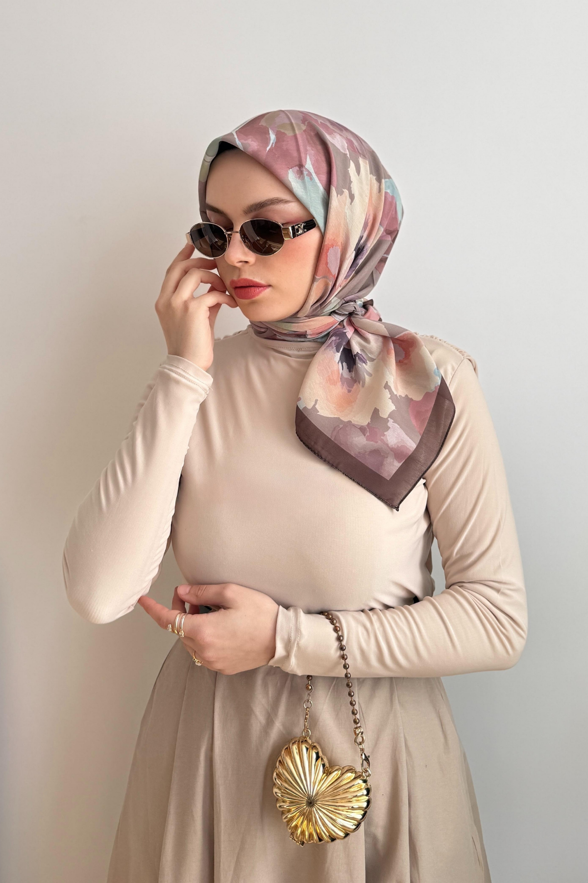  VİZON PASTEL TONLAR EŞARP