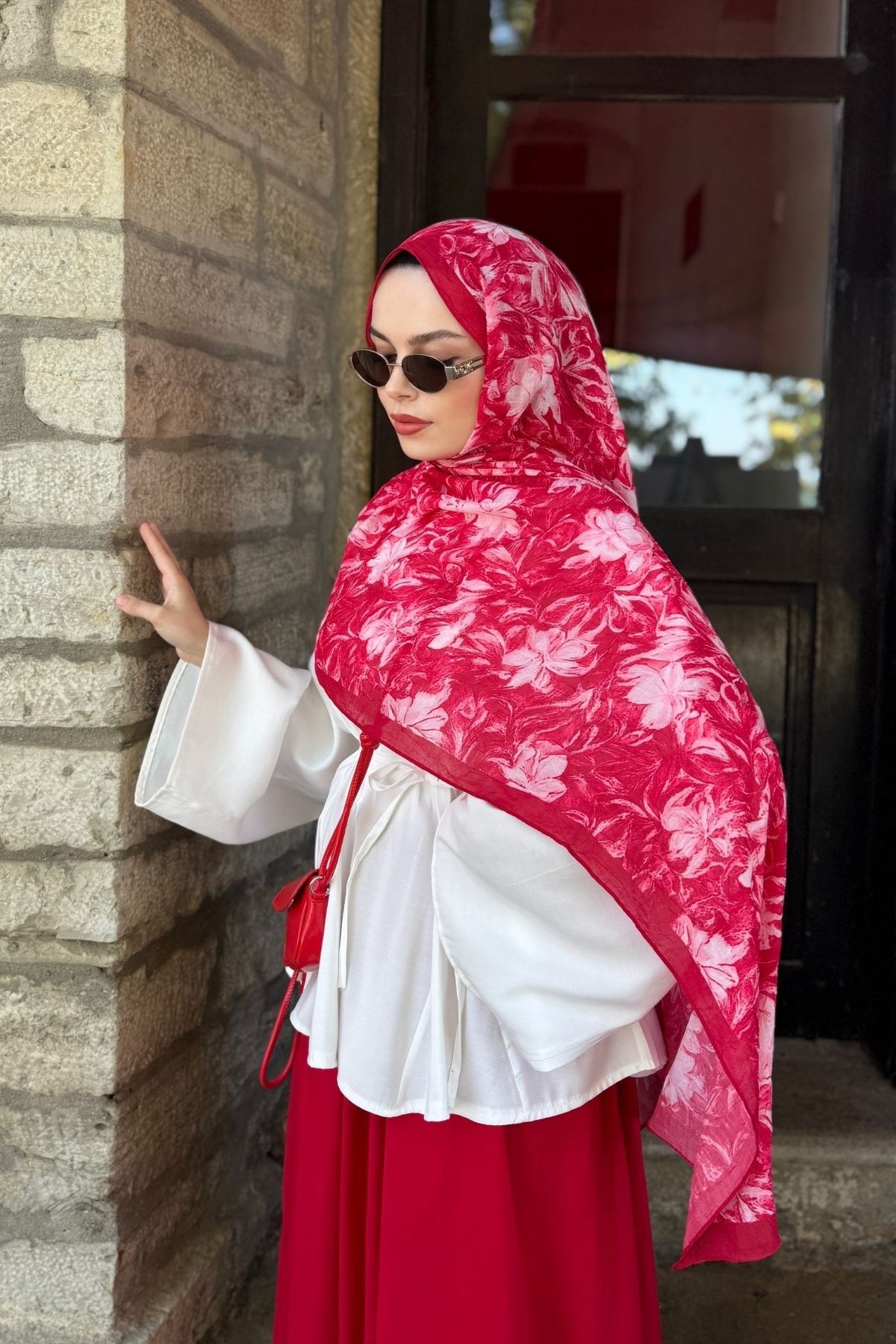 01 REDFLOW KIRMIZI ŞAL