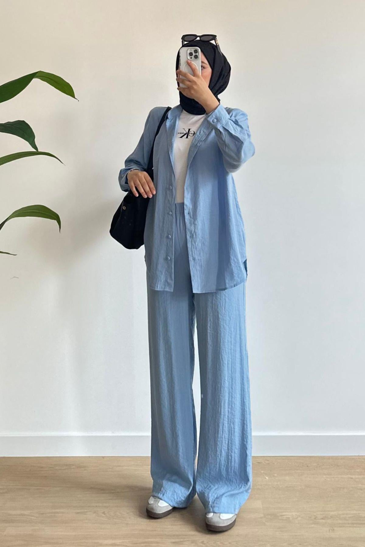 BEBE MAVİ BASİC TAKIM