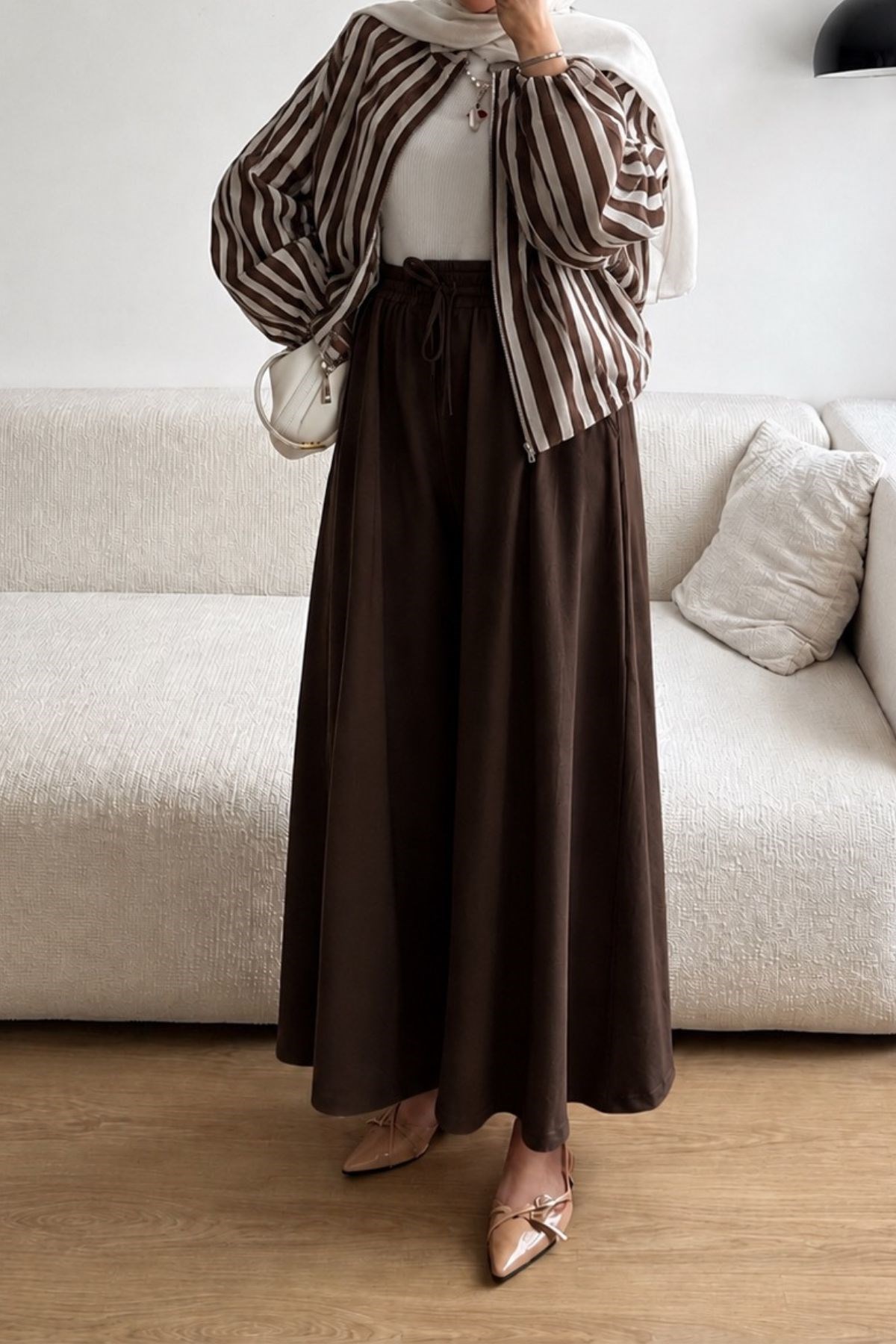 KAHVE ETEKLİ OYSH PANTOLON