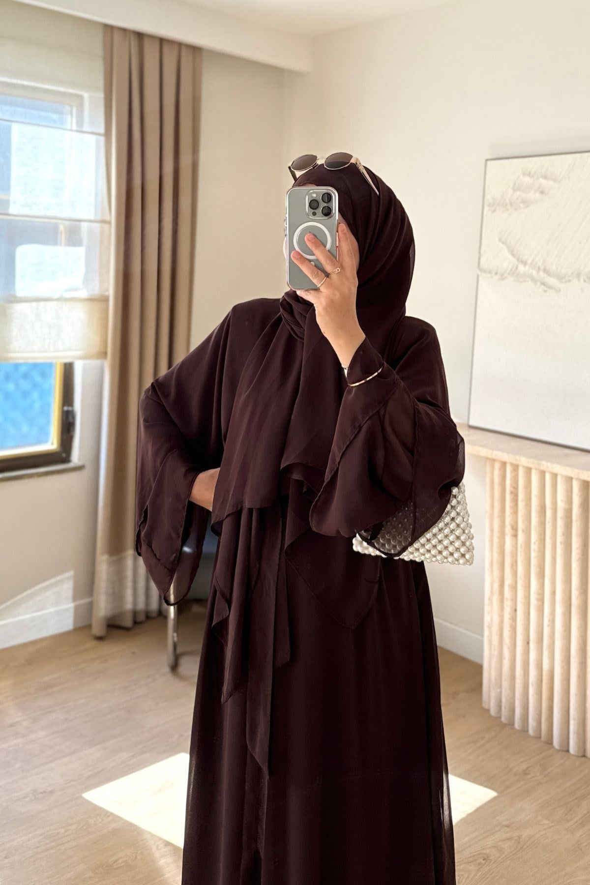 KAHVE ŞİFON ABAYA