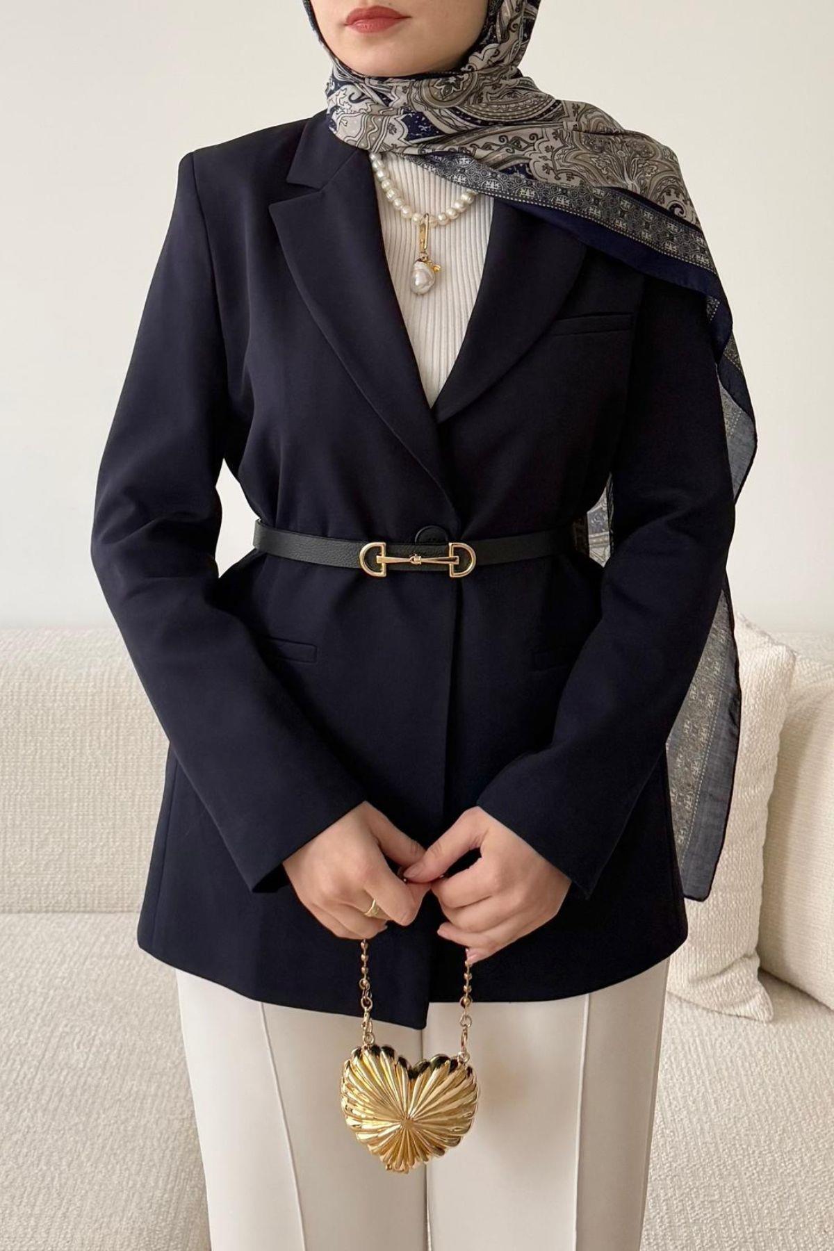 LACİVERT BLAZER CEKET