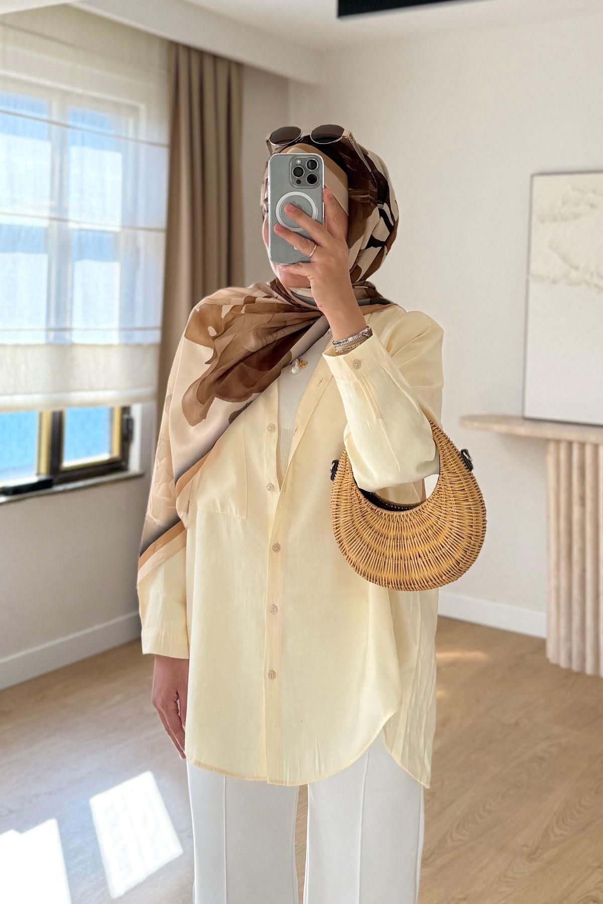 LİMON SARISI BASİC GÖMLEK