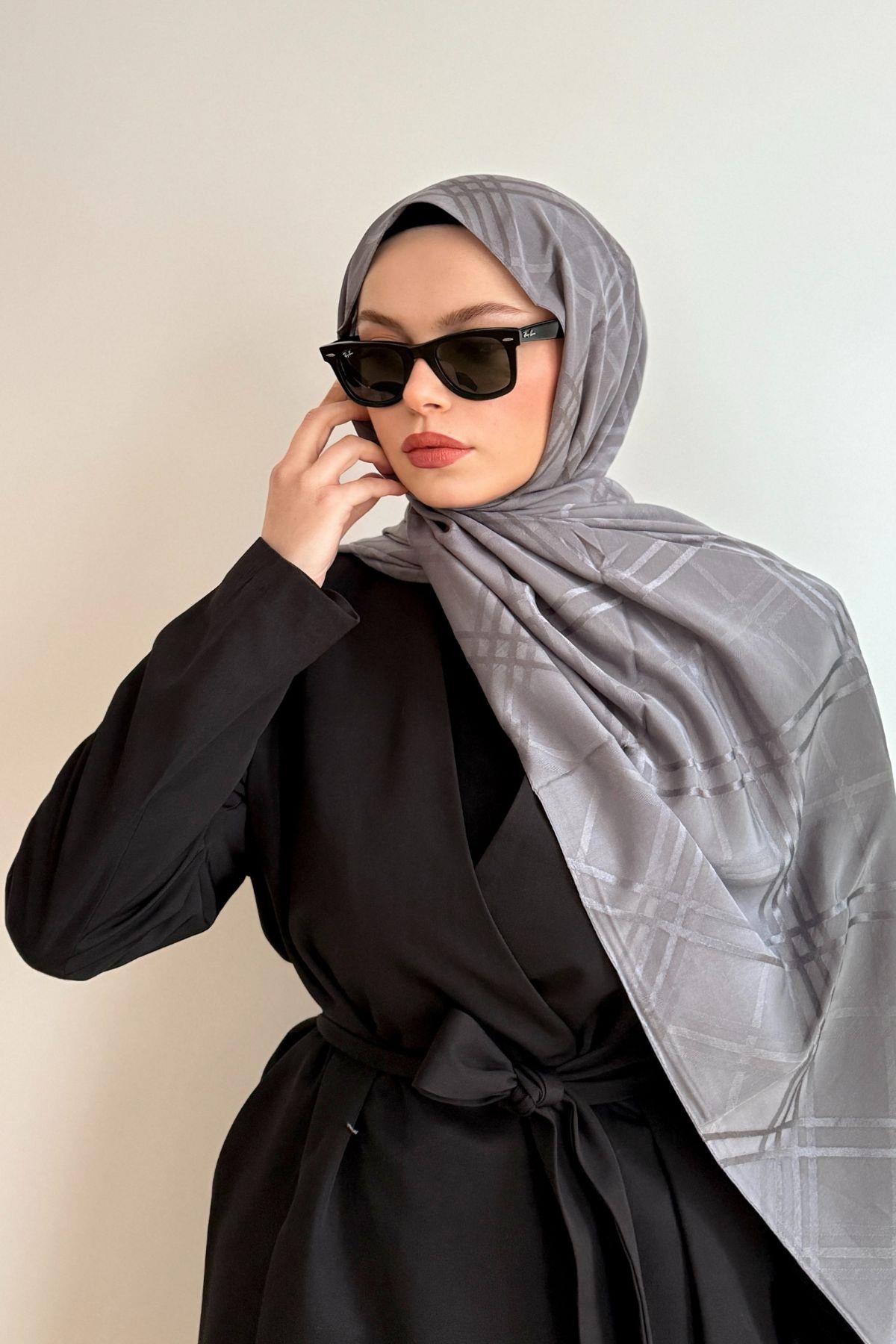 MOM DESEN GRİ ŞAL