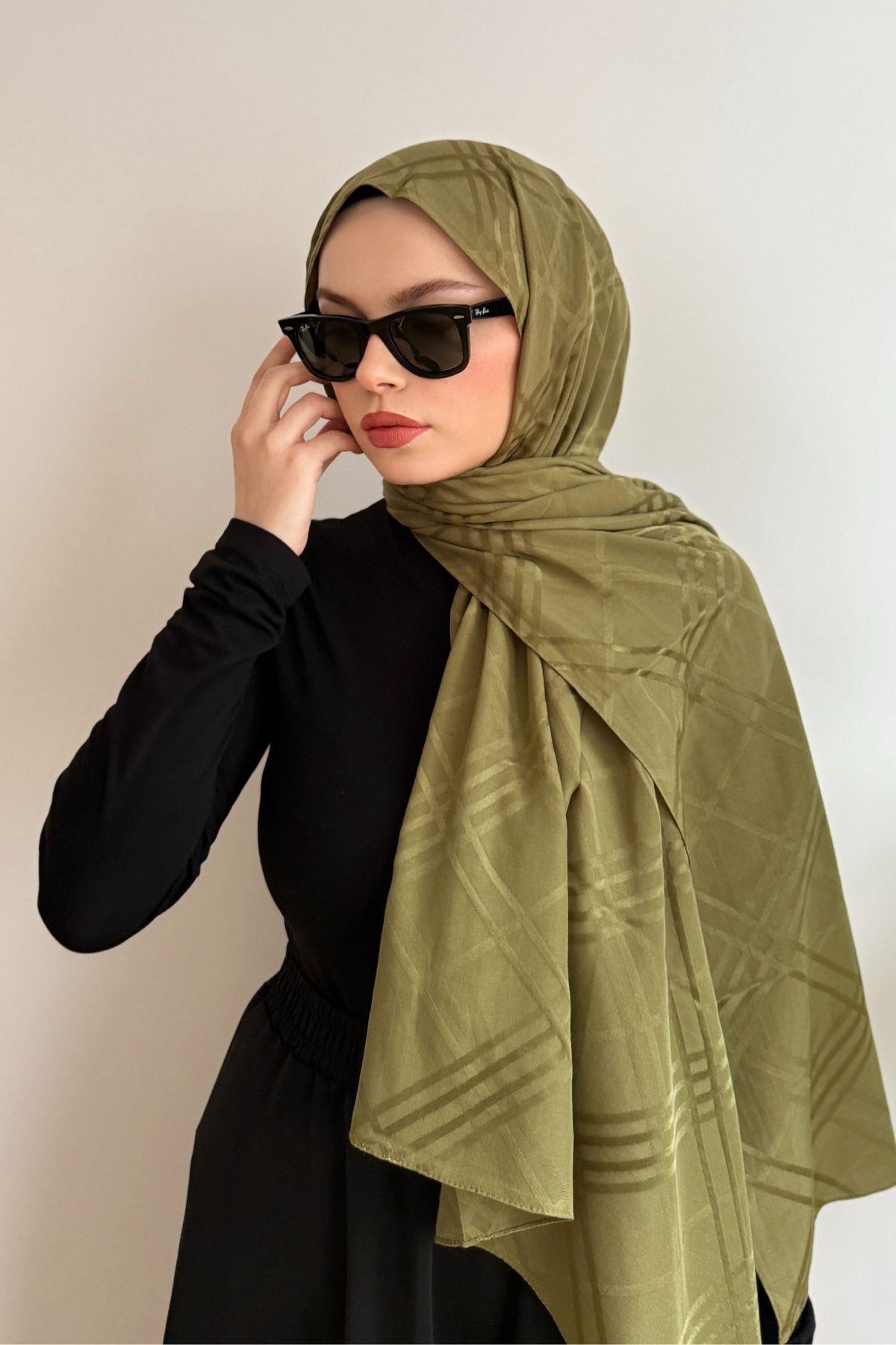 MOM DESEN YEŞİL ŞAL