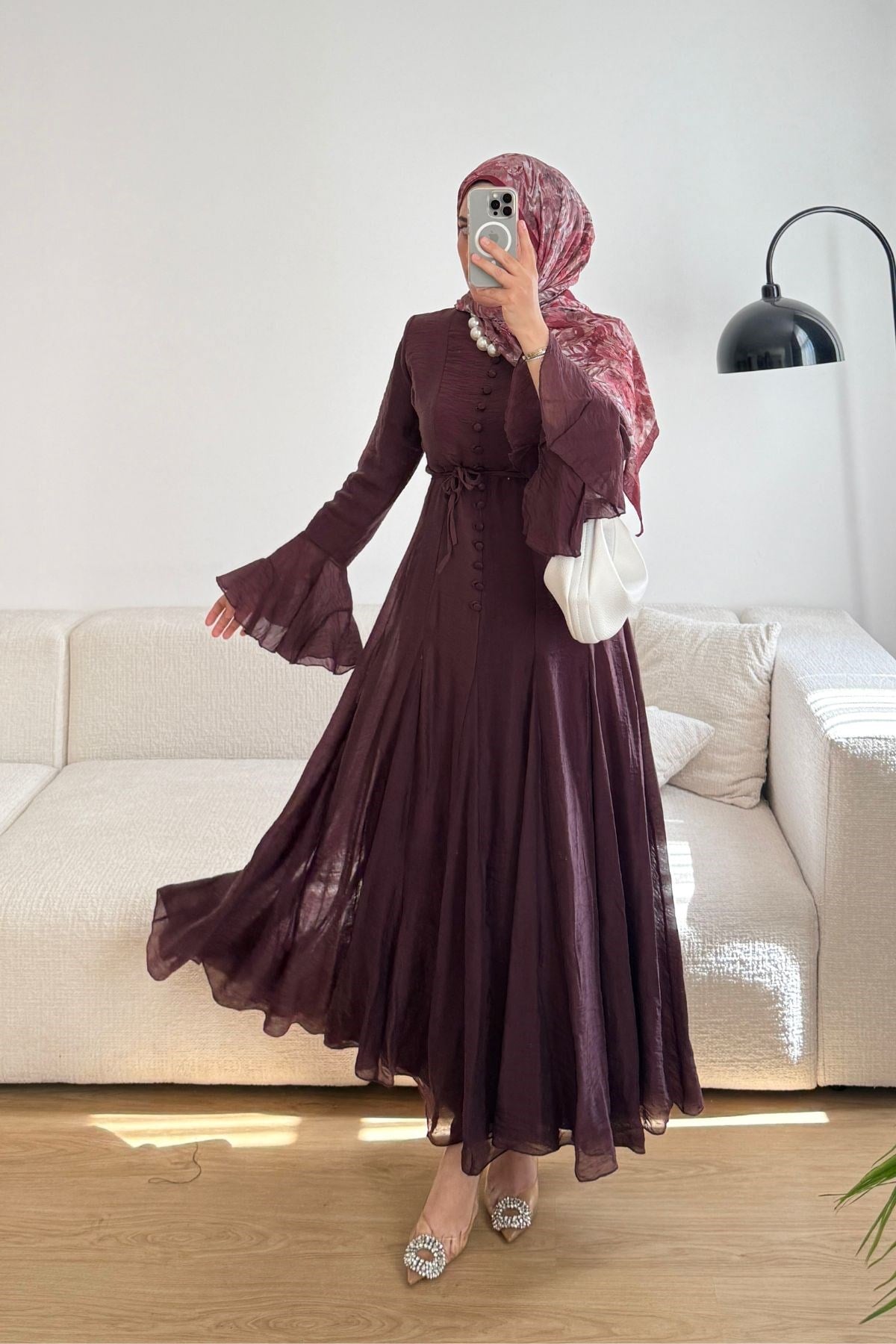 MÜRDÜM PRENSES ŞİFON ELBİSE