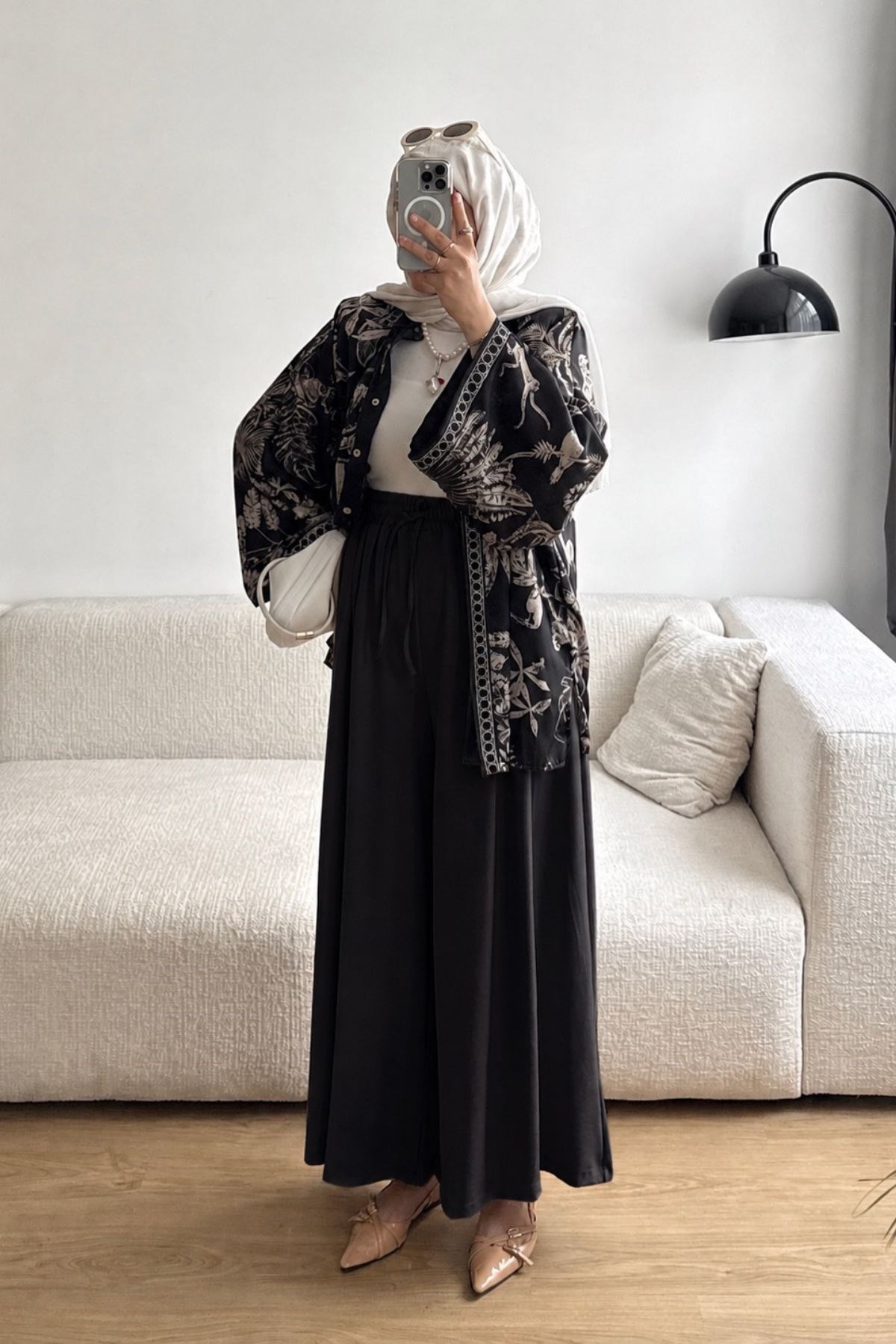 SİYAH ETEKLİ OYSH PANTOLON