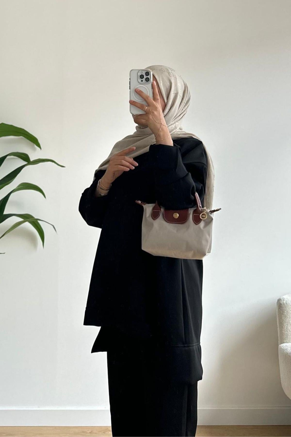 SİYAH KORDONLU SCUBA TAKIM