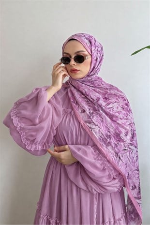 AÇIK PEMBE OLİVİA KRAŞ ŞAL