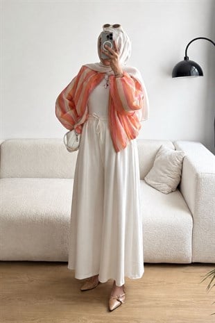 BEYAZ ETEKLİ OYSH PANTOLON