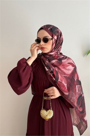 BURGUNDY ŞAL