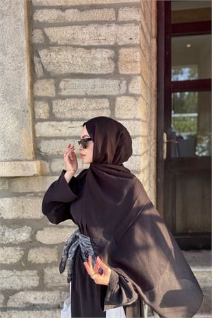 SİYAH EKSTRA PAMUKLU ŞAL