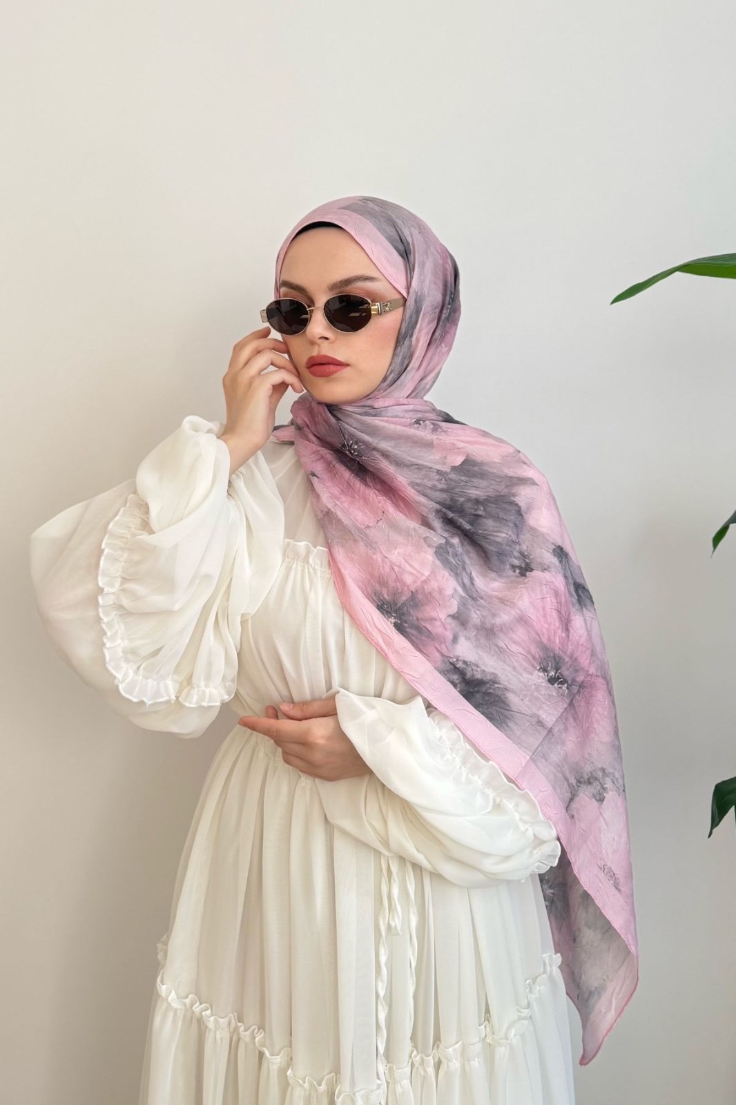 02 PEMBE PRETTY ŞAL