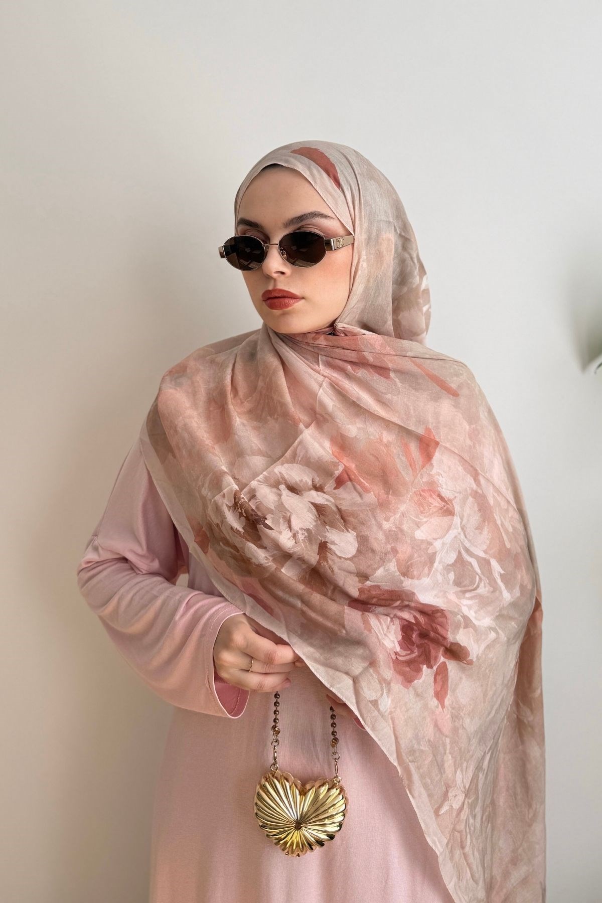 03 PEMBE İPEK DREAMS ŞAL