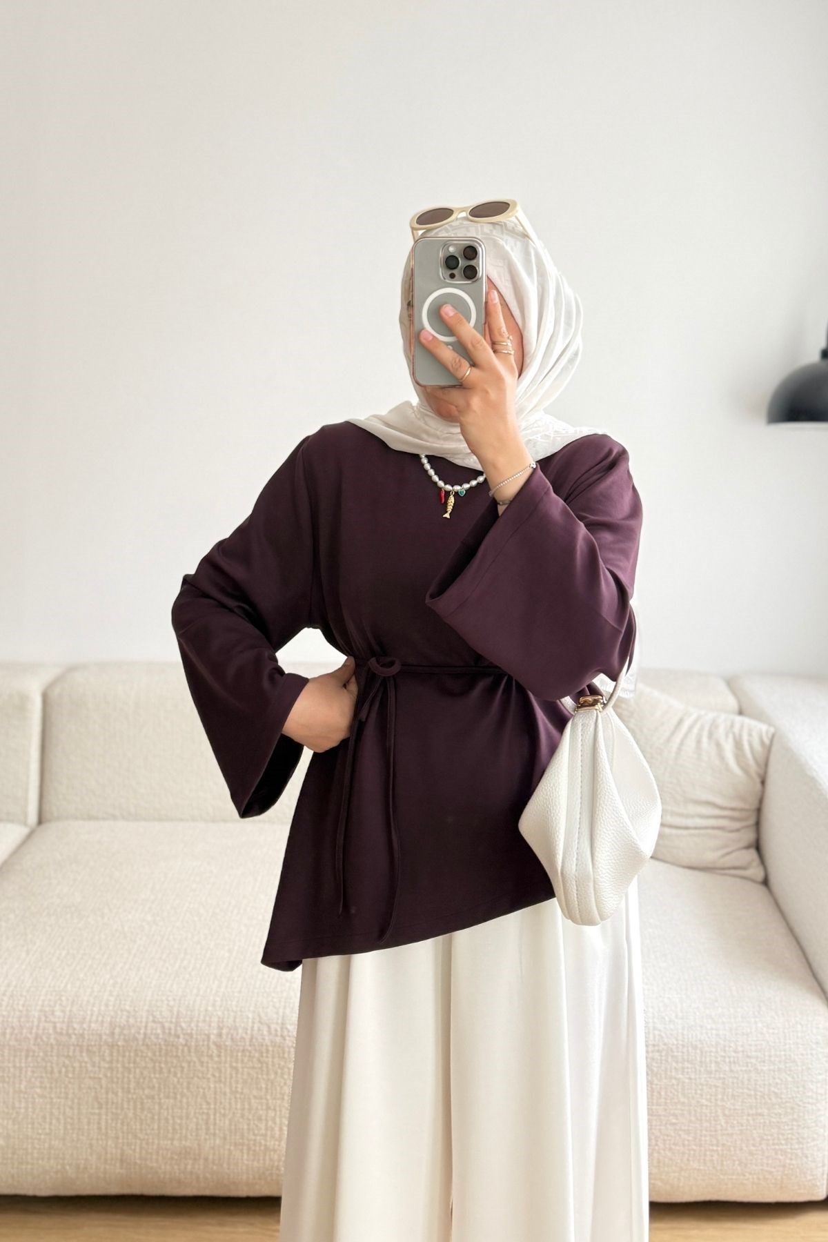 2029 MÜRDÜM ÇAPRAZ KUŞAKLI SWEAT