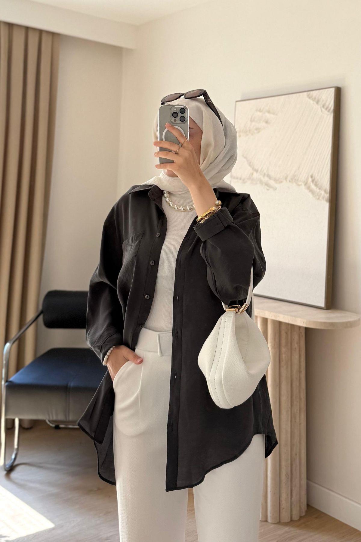 ANTRASİT BASİC GÖMLEK