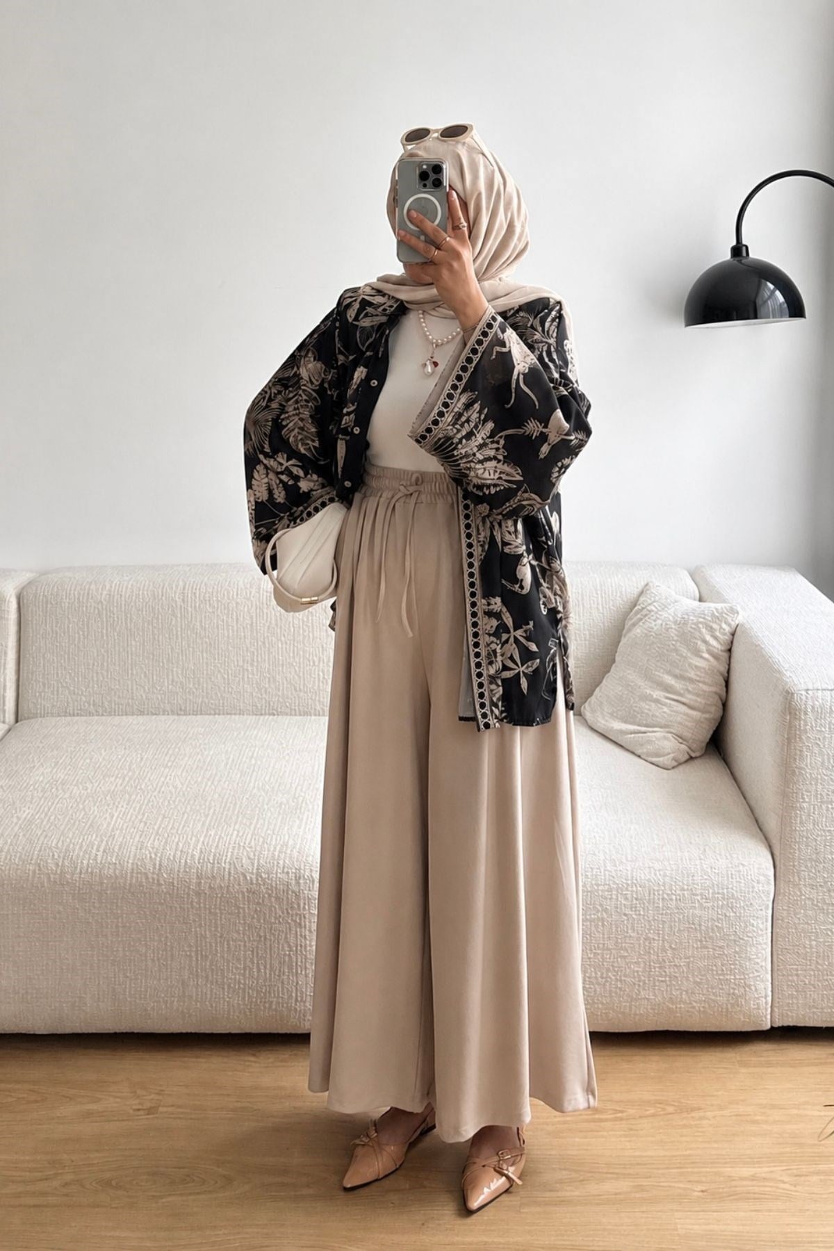 BEJ ETEKLİ OYSH PANTOLON