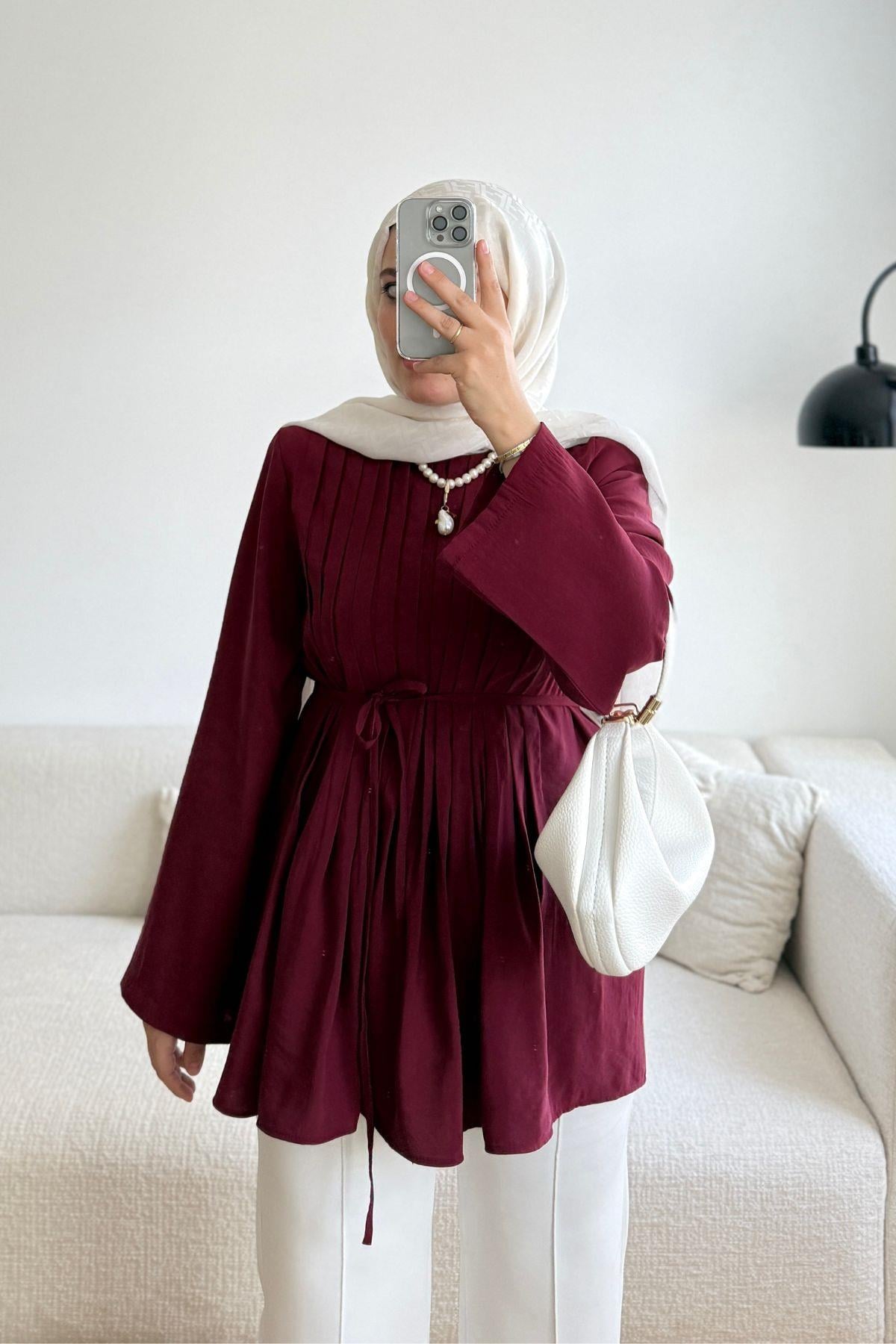 BORDO ÖNÜ PİLELİ TUNİK