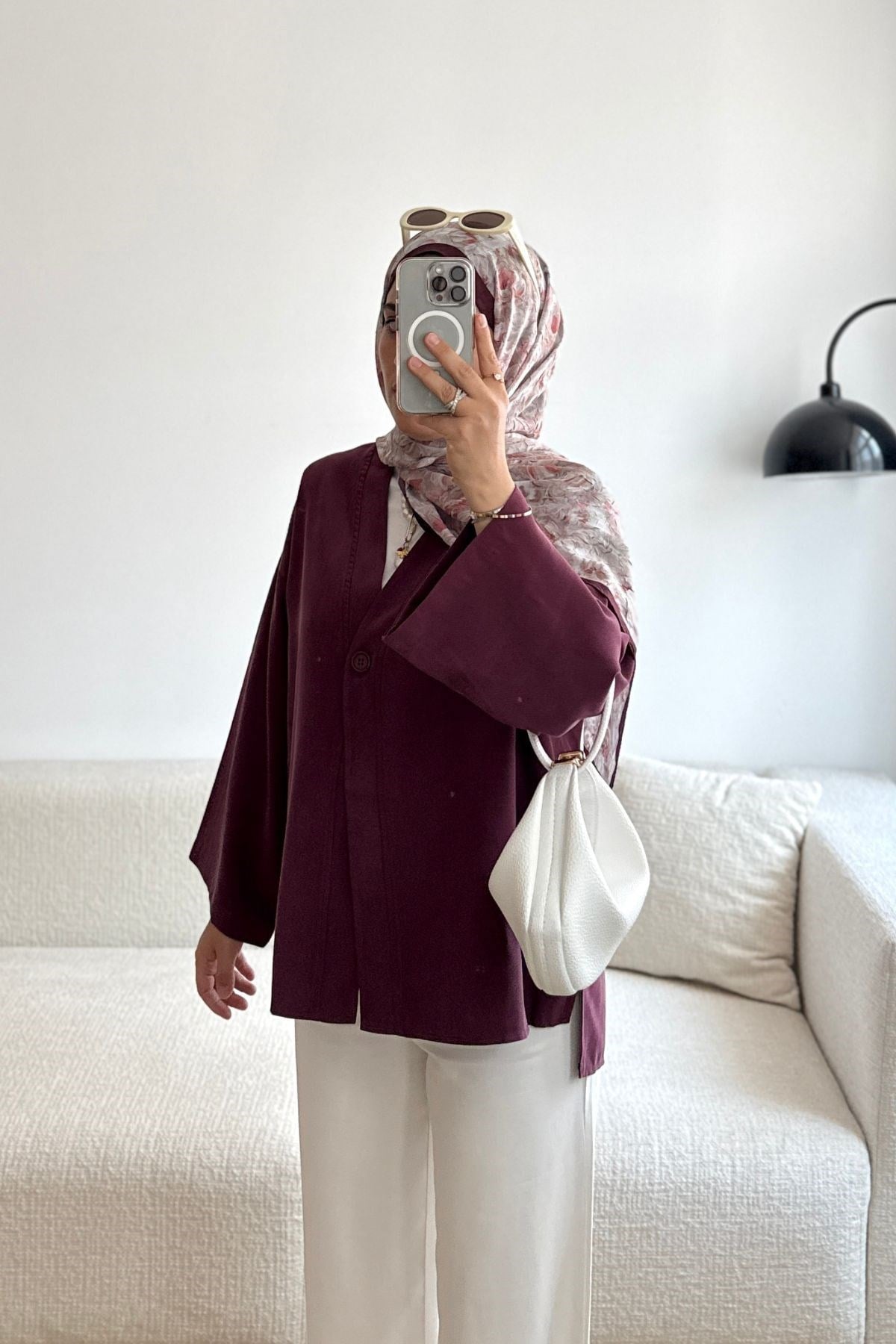 BORDO TEK DÜĞMELİ CEKET