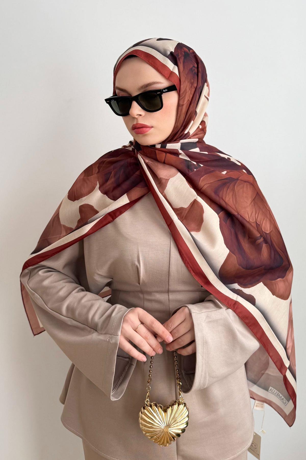 FLOWER GARDEN KİREMİT ŞAL