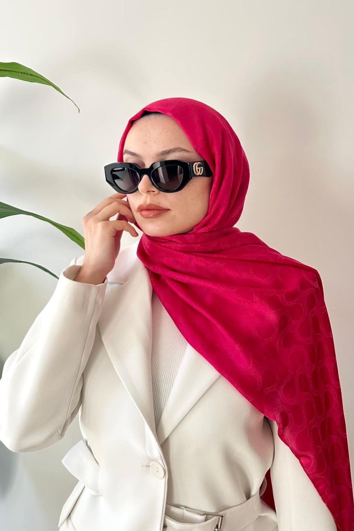 FUŞYA BLOOM DESEN ŞAL