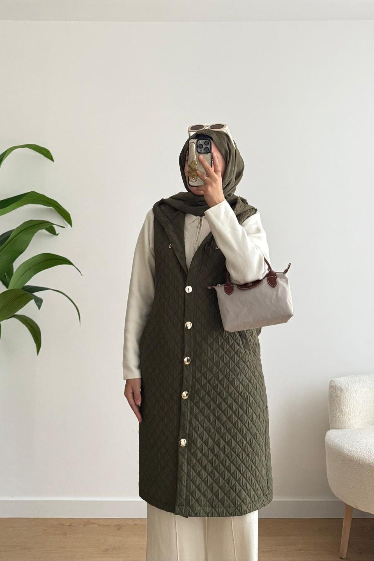 HAKİ KAPİTONE YELEK