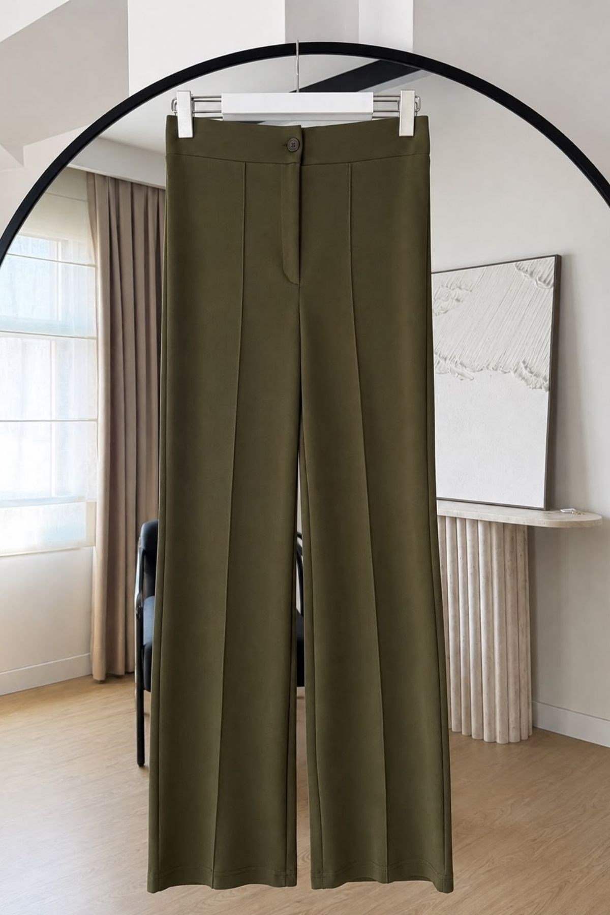 HAKİ LİKRALI PANTOLON