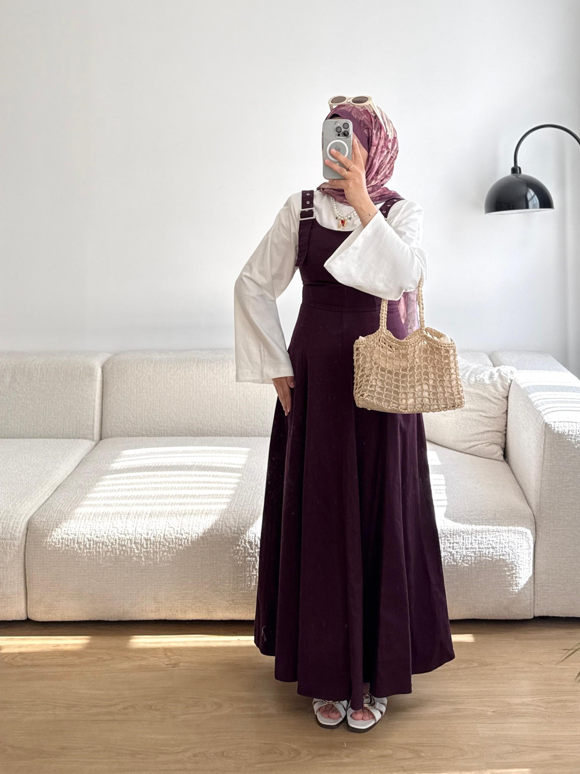 MOR KUŞ GÖZÜ ASKILI JİLE