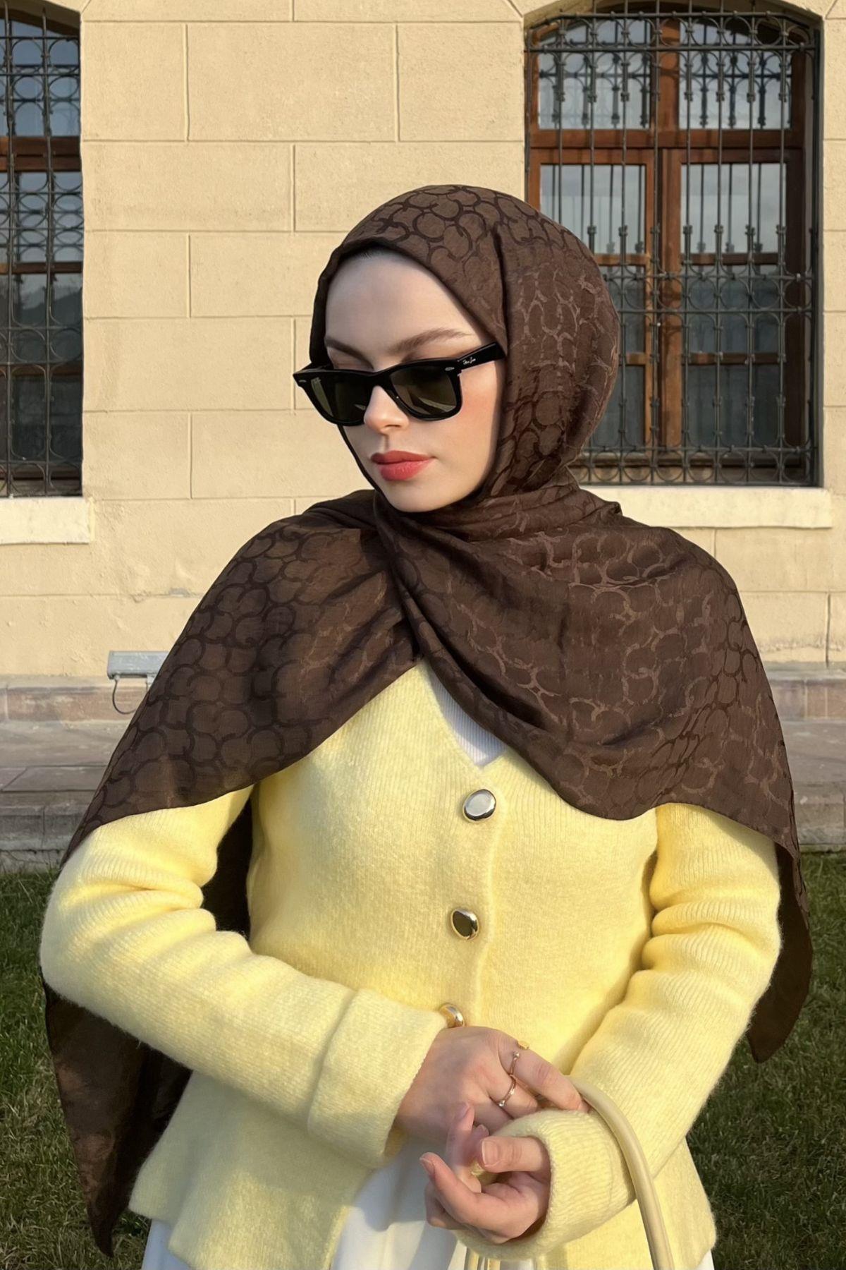 NOOR DESEN KAHVE ŞAL