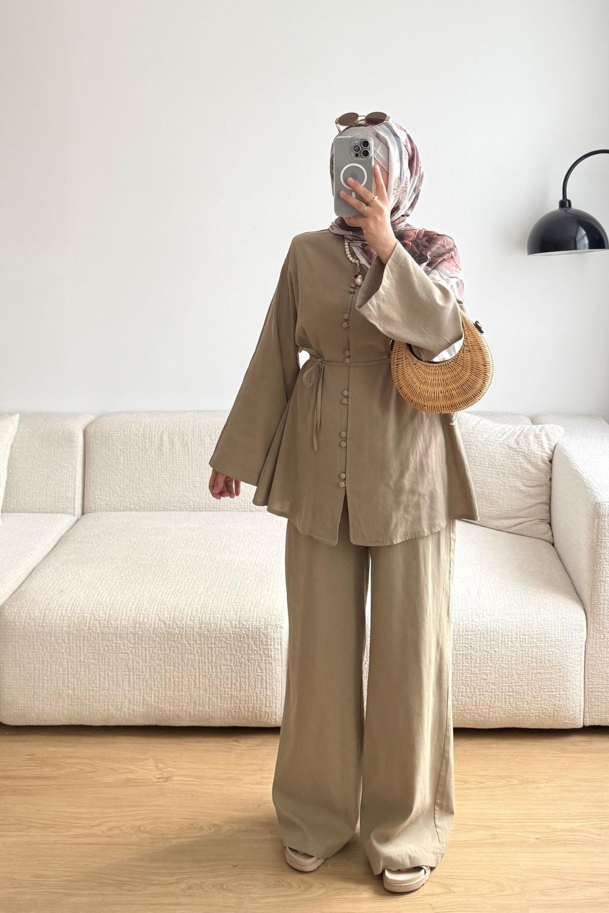 SOFT YEŞİL SELİN ÇİFT BRİTLİ TAKIM