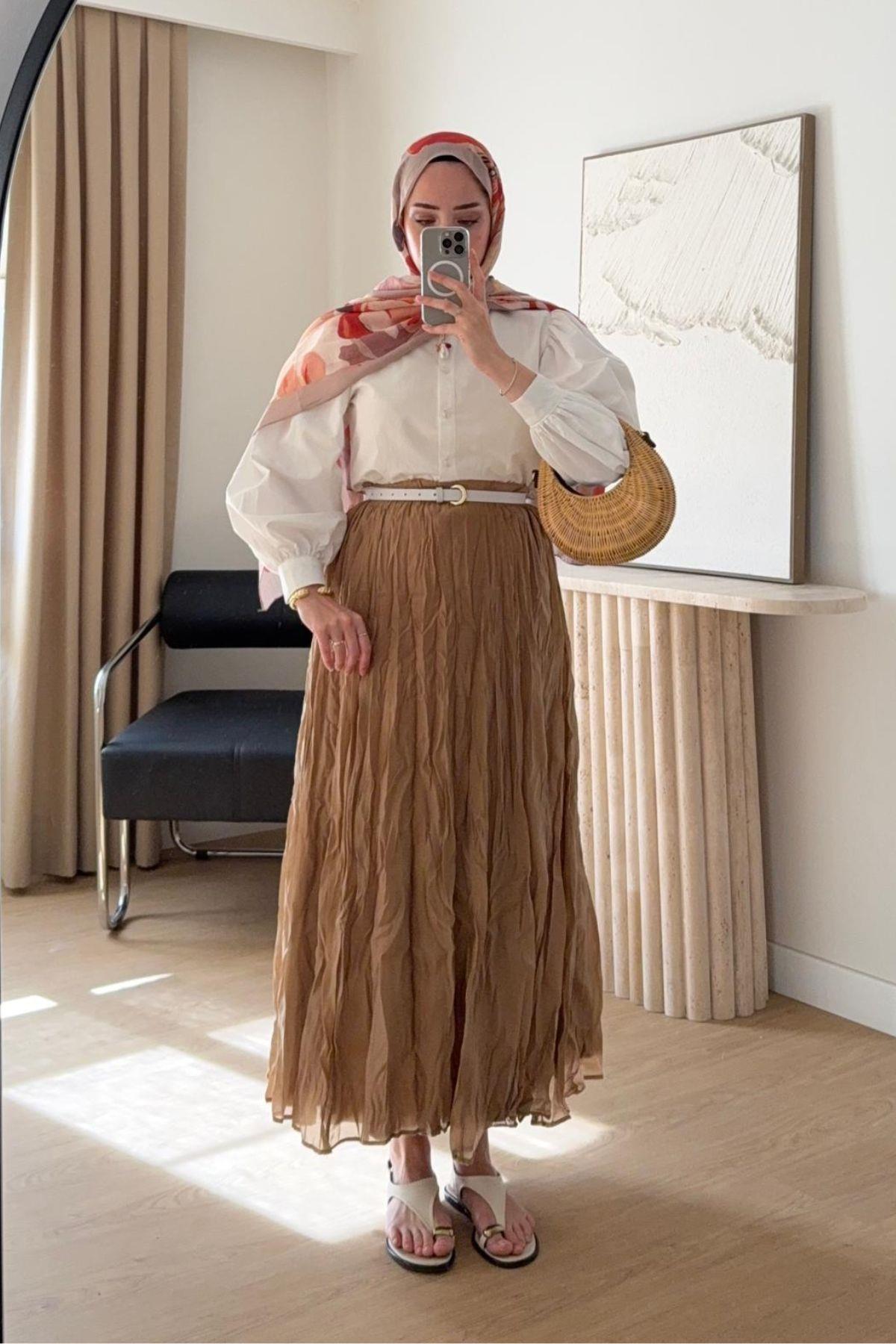 SÜTLÜ KAHVE  KIRIŞIK ETEK