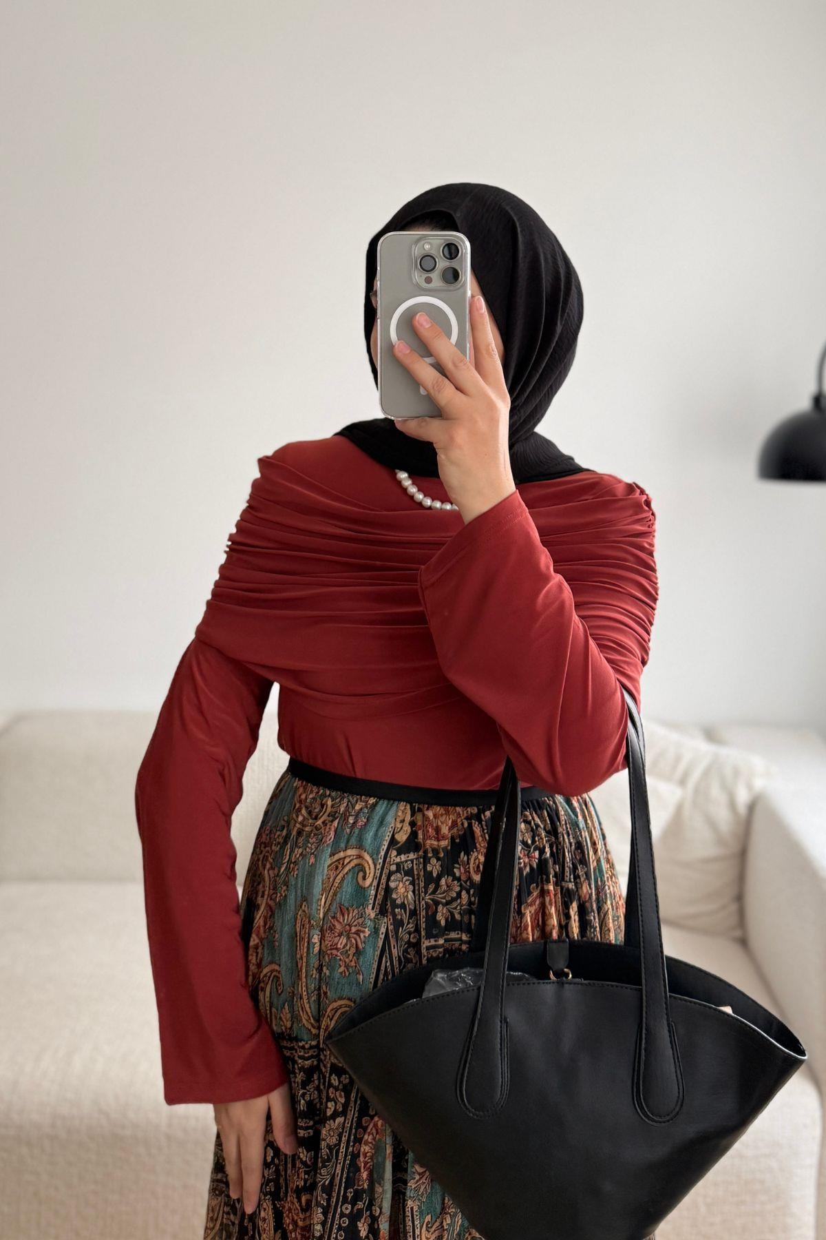 TURUNCU BÜZGÜLÜ SANDY BODY