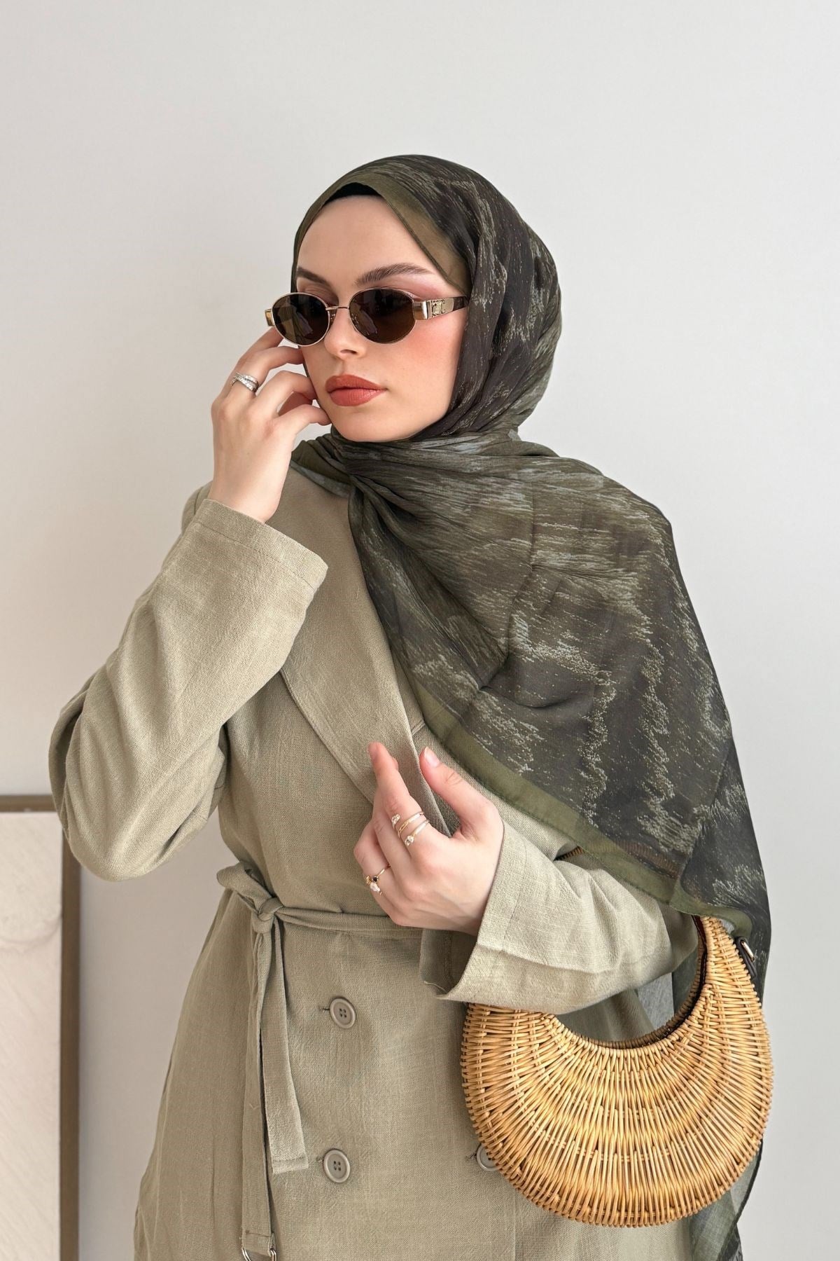 YEŞİL SİESTA SOFT ŞAL