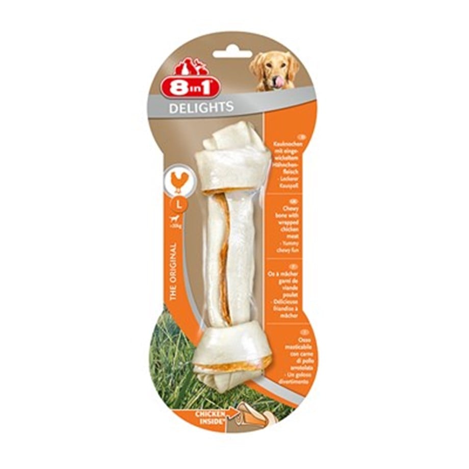 8in1 Delights Bones Köpekler İçin Ağız Bakım Kemiği Large