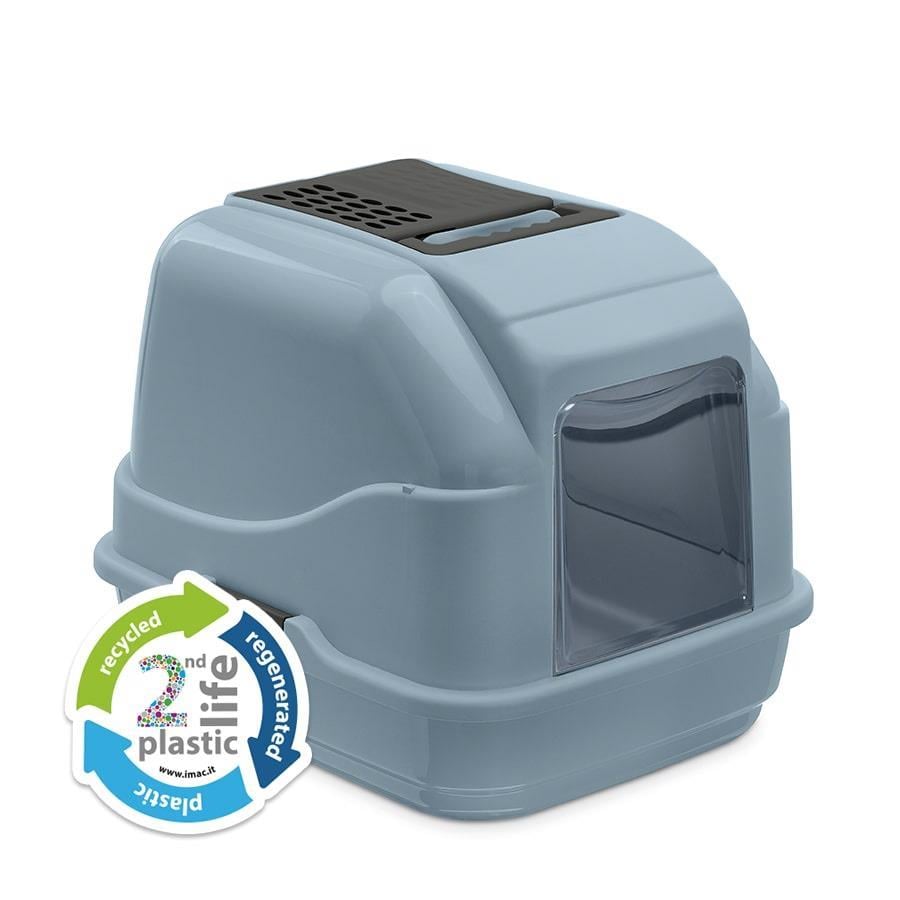 Imac Easy Cat 2nd Lıfe Kapalı Kedi Tuvaleti Mavi 50x40x40cm