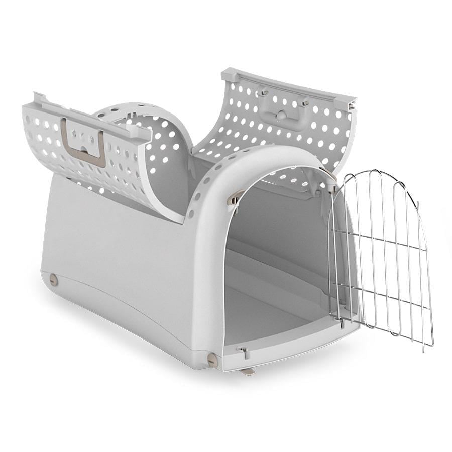 Imac Lınus Cabrıo Üstü Açılır Evcil Hayvan Taşıma Çantası Gri 52,5x32x34,5cm