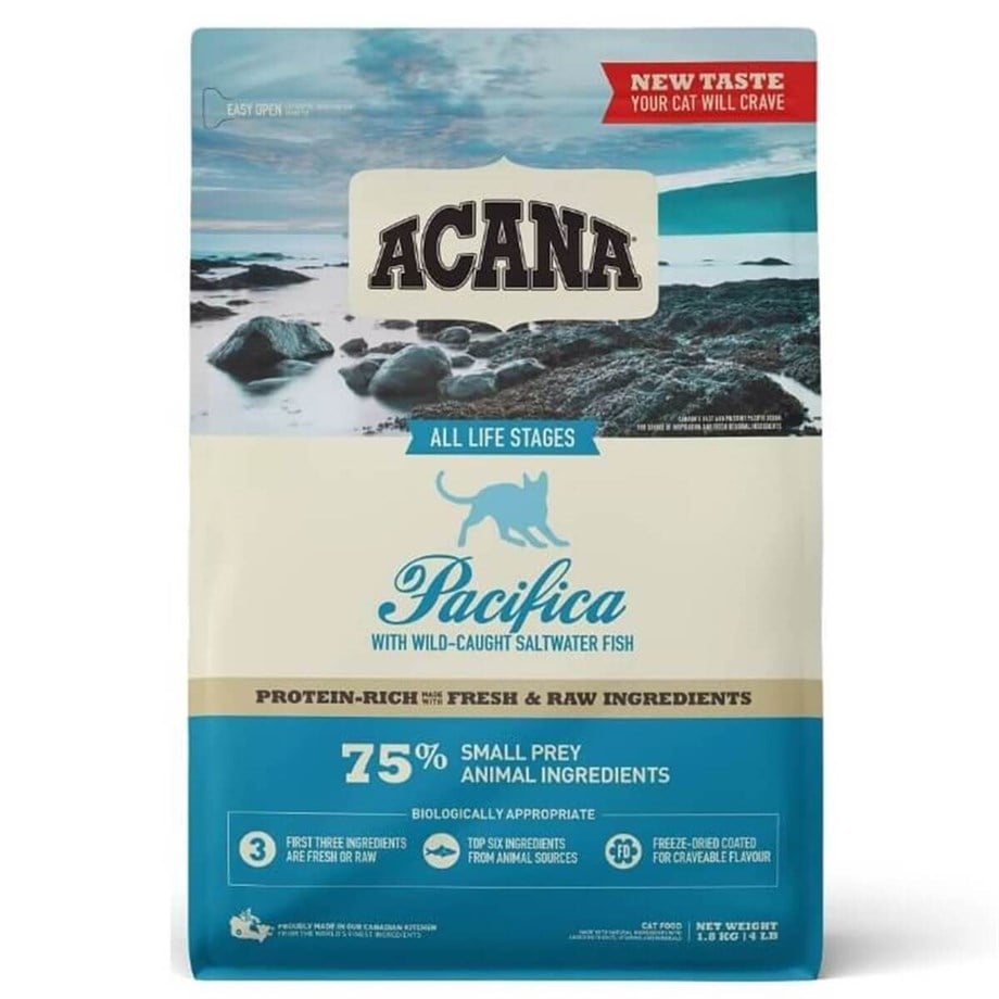 Acana Pacifica Balıklı Tahılsız Yetişkin Kedi Maması 1,8 Kg