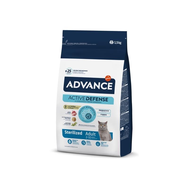 Advance Cat Sterilized Hindili Kısır Kedi Maması 1,5 kg