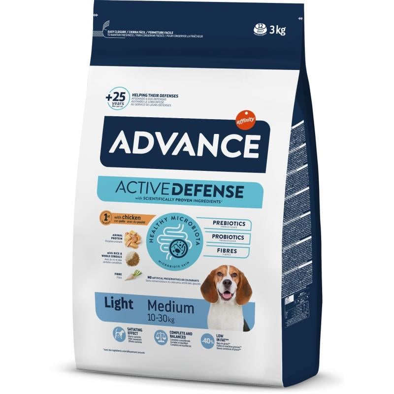 Advance Medium Light Orta Irk Yetişkin Diyet Köpek Maması 3 Kg