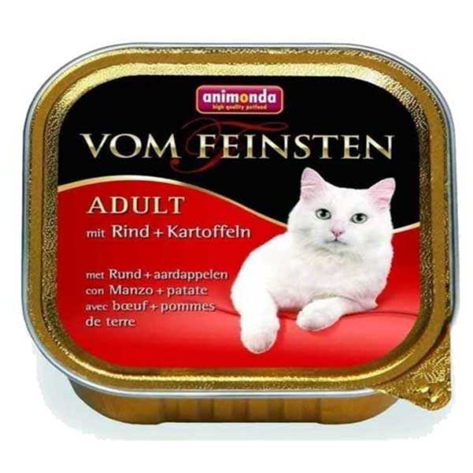 Animonda 83211 Vom Feinsten Sığır Eti ve Patatesli Kedi Maması 100 Gr