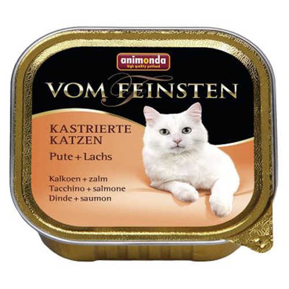 Animonda Hindi ve Somon Balıklı Kısır Kediler İçin Yaş Mama 100 Gr