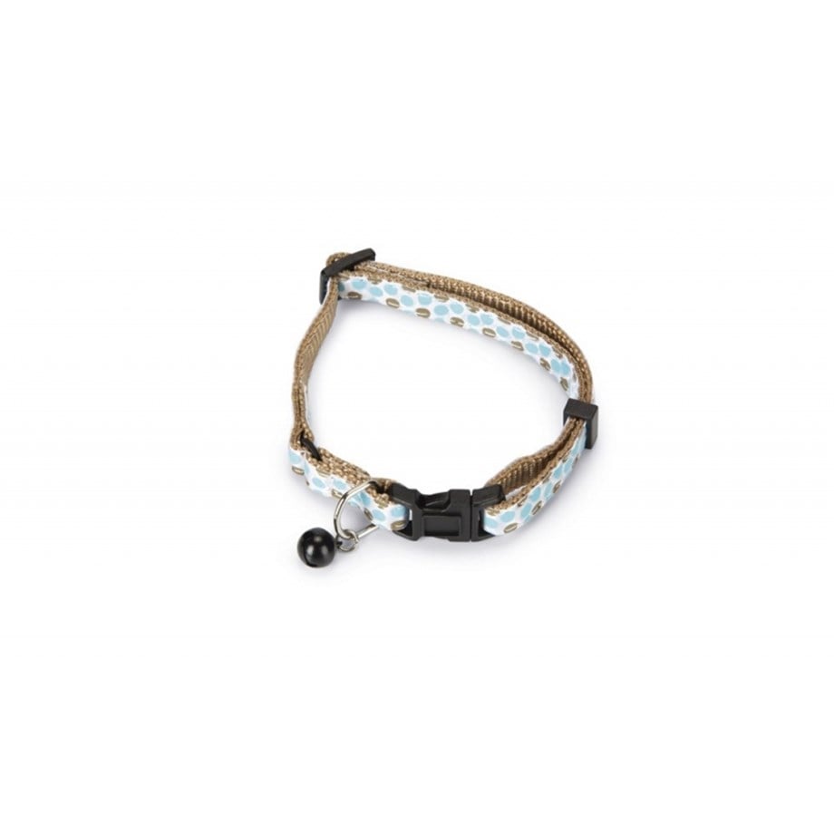 BEEZTEES KEDİ BOYUN TASMASI 32 CM MAVİ KAHVERENGİ
