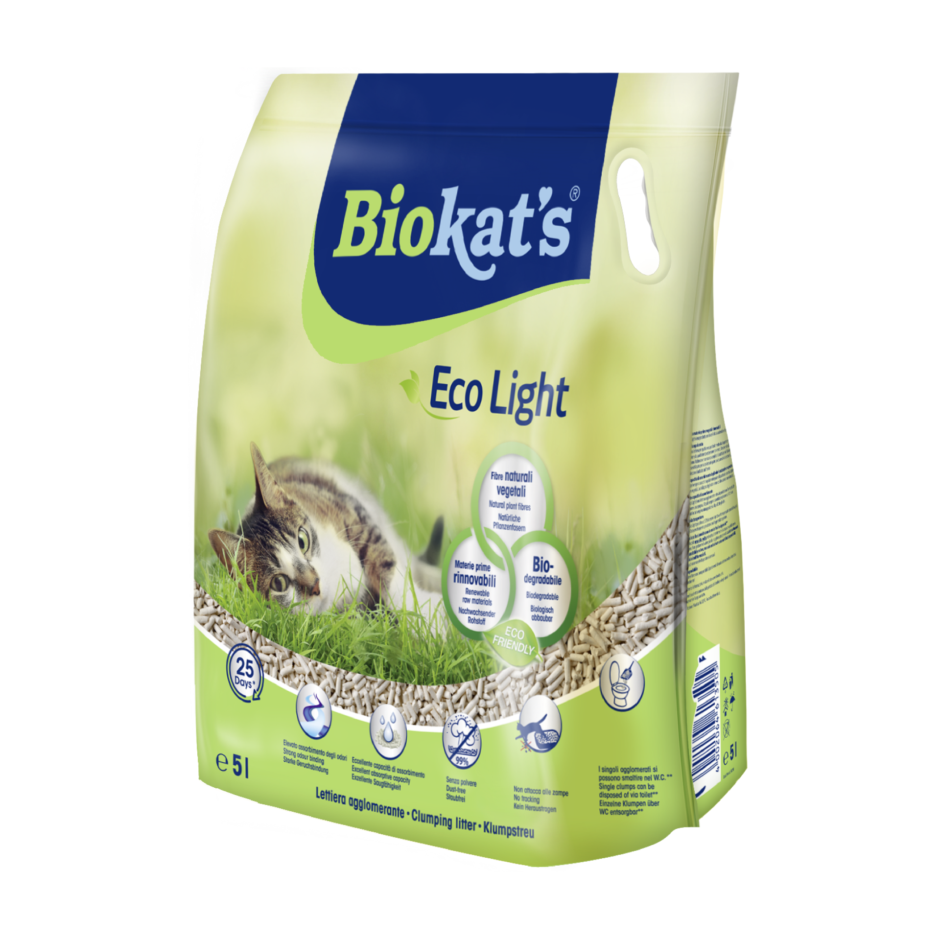 Biokat's Pelet Kedi Kumu Eco Light 5lt