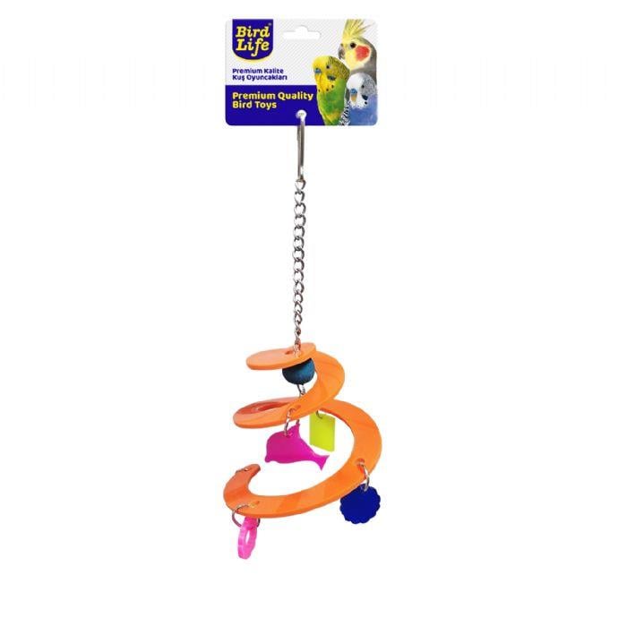 Birdlife Kuş Oyuncağı Akrilik Spiral Sarkaç
